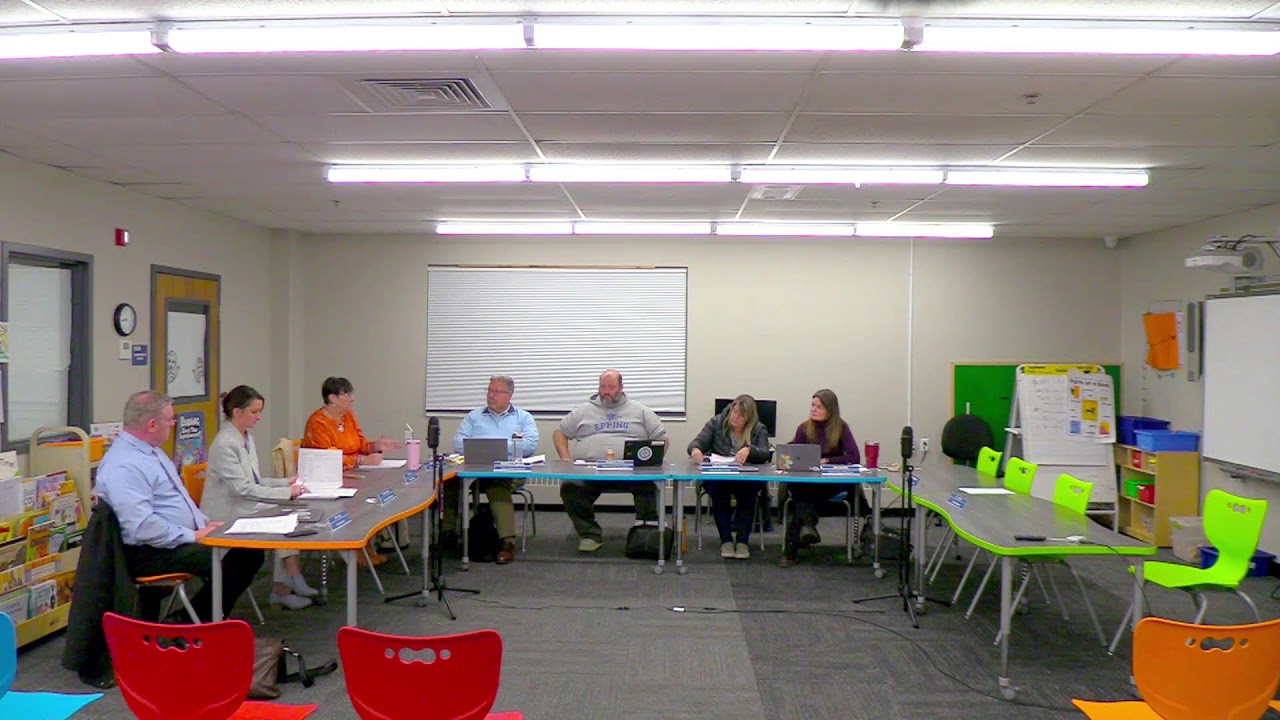Epping School Board Meeting 11/21/2025