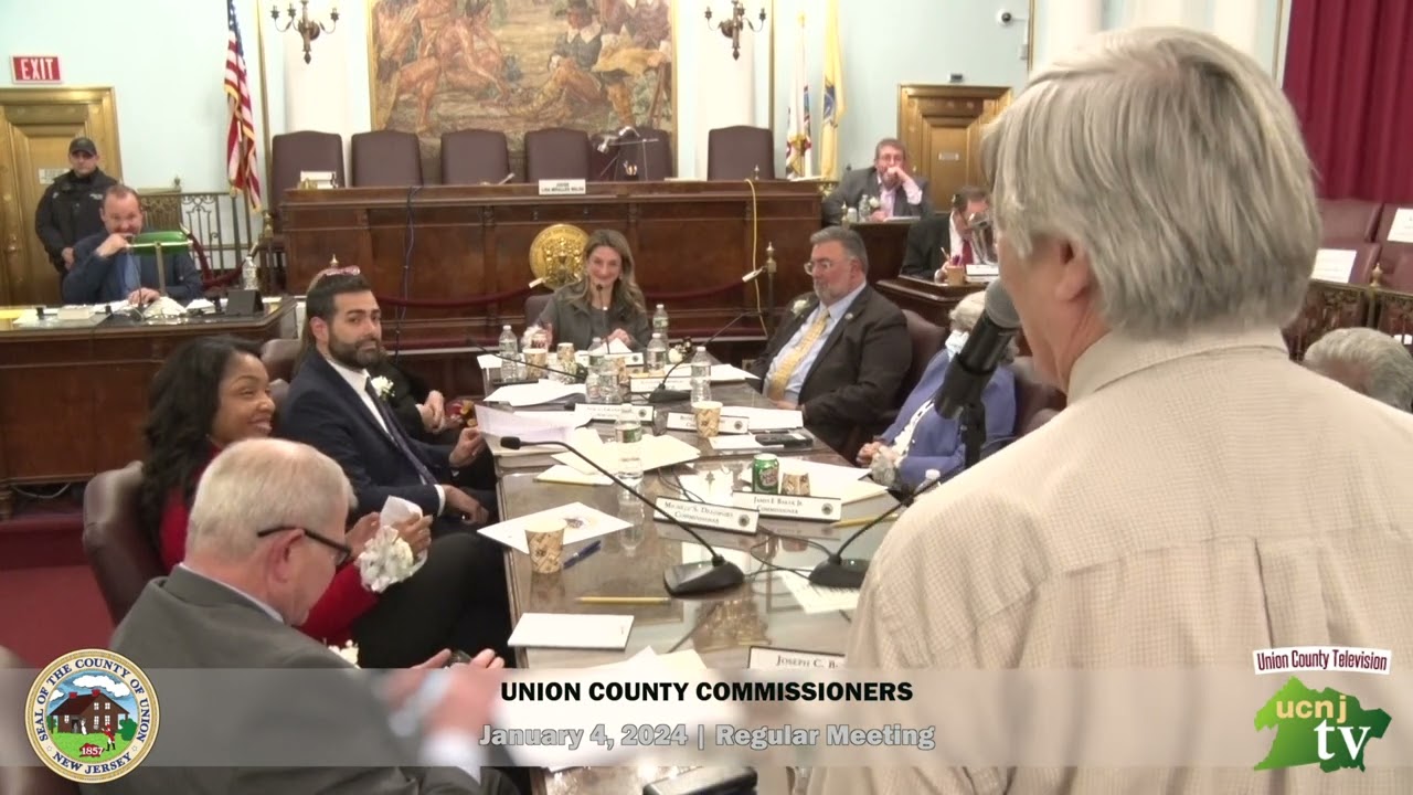 Union County Board Of County Commissioners Meeting 010424 | Union County NJ