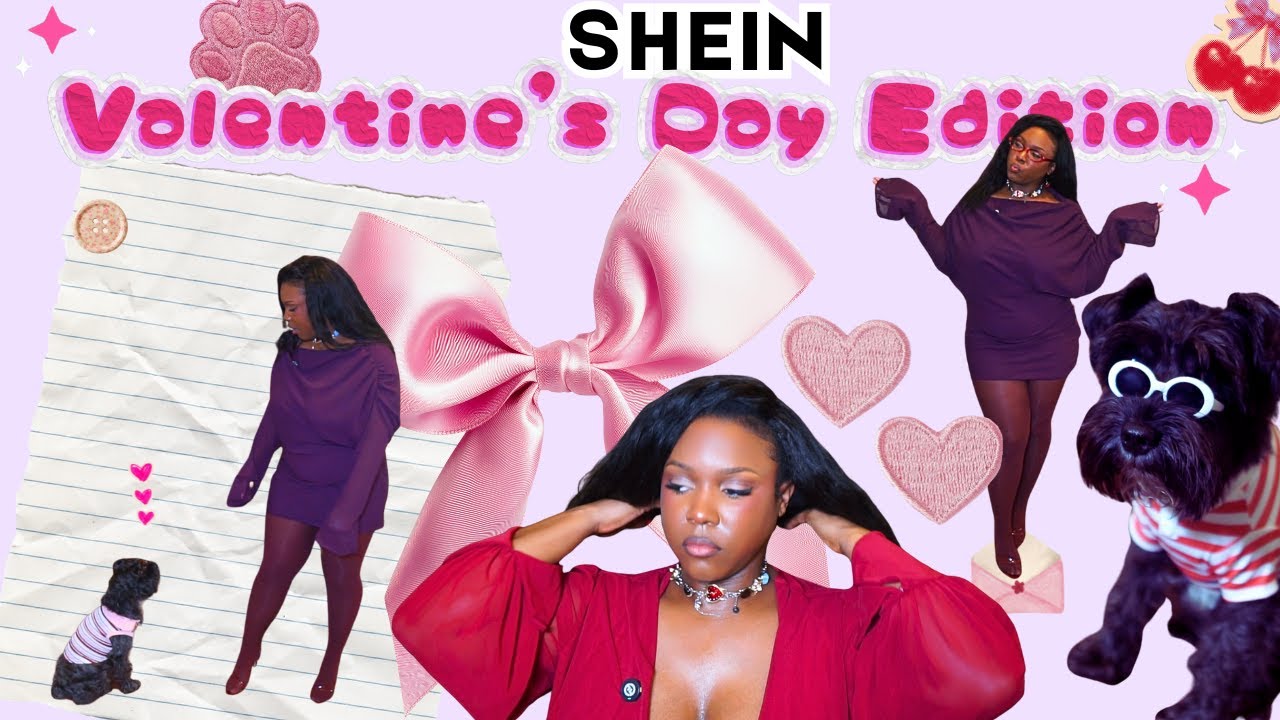SHEIN Valentine’s Day Try-On Haul | Coordinating Looks With My Dog