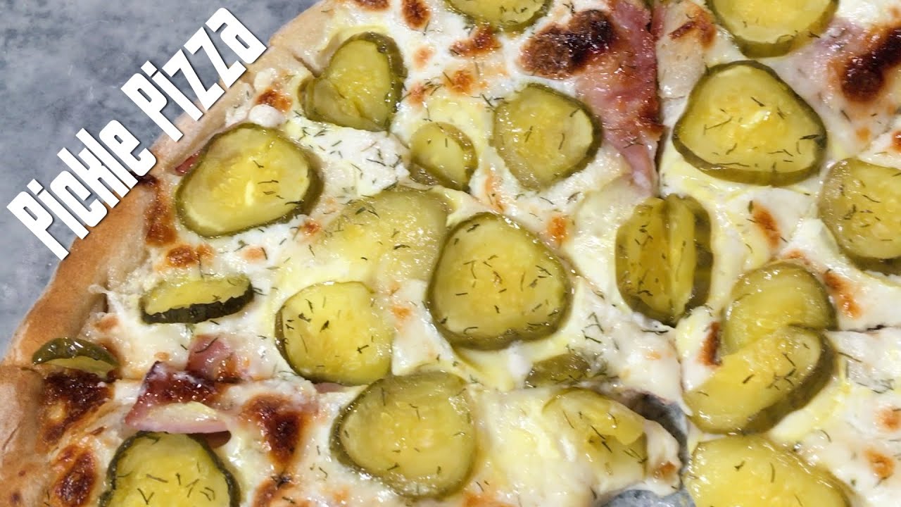 Homemade Pickle Pizza