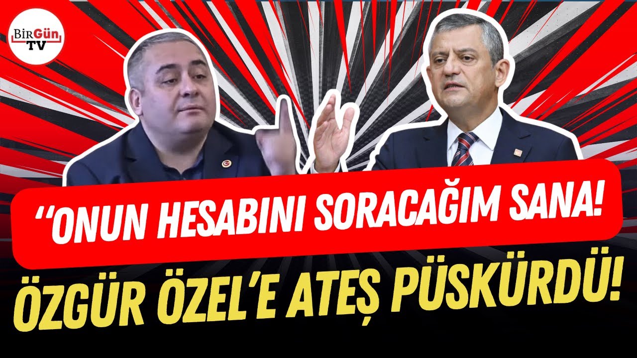 Mesut Özarslan Özgür Özel’e ateş püskürdü: “Kaçamayacaksın! Rezil olacaksın. O küfürü etmeyecektin!”