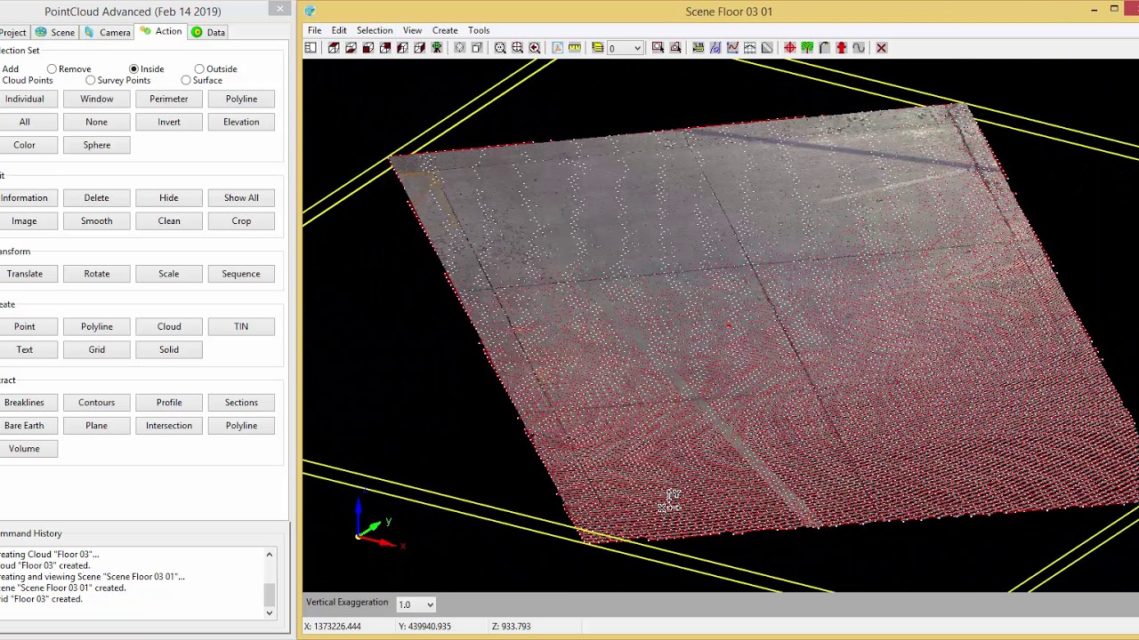 4) Carlson Point Cloud - Volumes, Cut/Fill Map and CAD Export