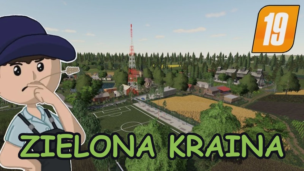 ⭐ZIELONA KRAINA⭐ - KAWAŁ DOBREJ MAPY DO FS 19!!!
