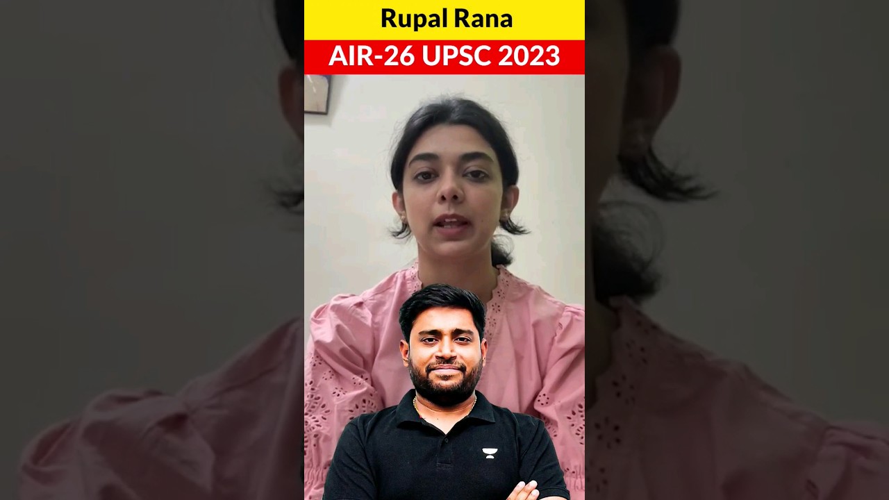 Sudarshan Gurjar's Geography Concepts & Mapping Boosted My UPSC Prep! - Rupal Rana, AIR 26 UPSC 2023