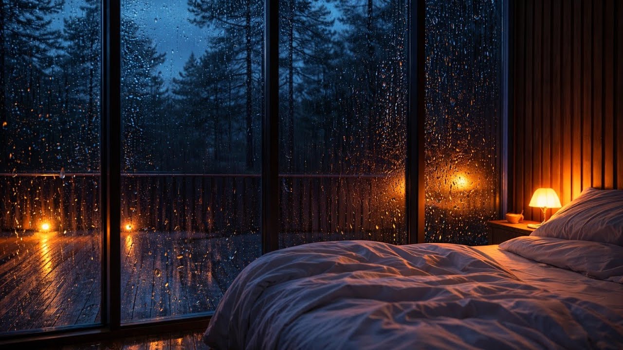 Relaxing Music & Rain Sounds for Sleeping, Stress Relief & Anxiety