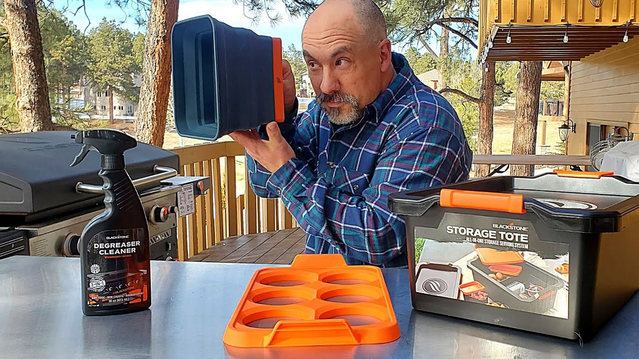More New Blackstone Griddle Products - Totes, Basting Covers, Cleaner, Egg Rings