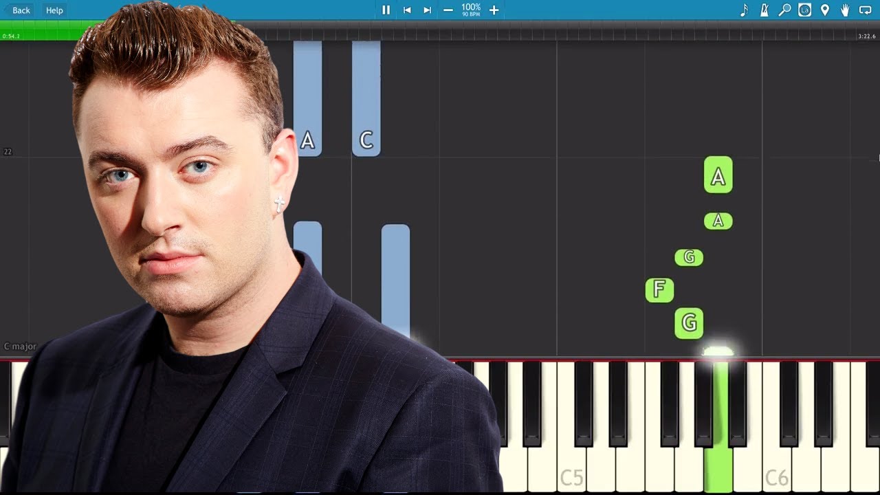 Sam Smith - Too Good At Goodbyes - Piano Tutorial - How To Play