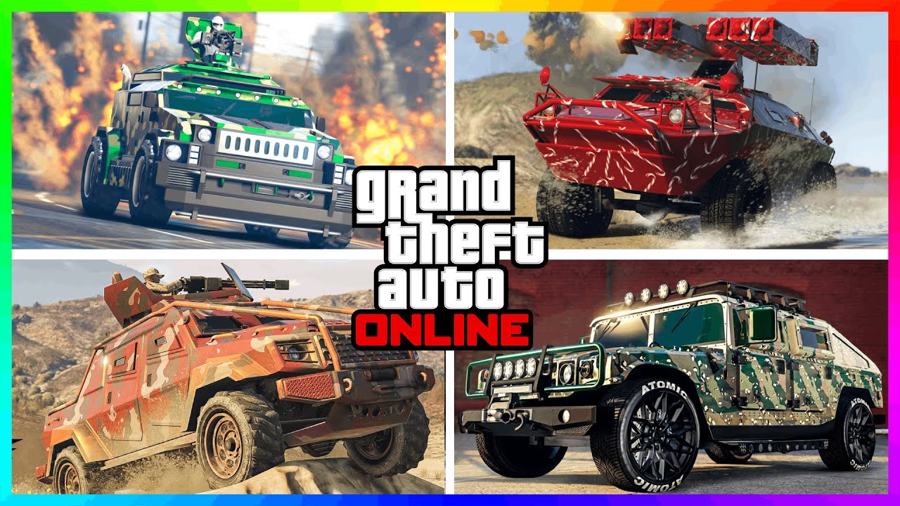VEHÍCULOS MILITARES de GTA 5 ¡QUE DEBES DE PROBAR!