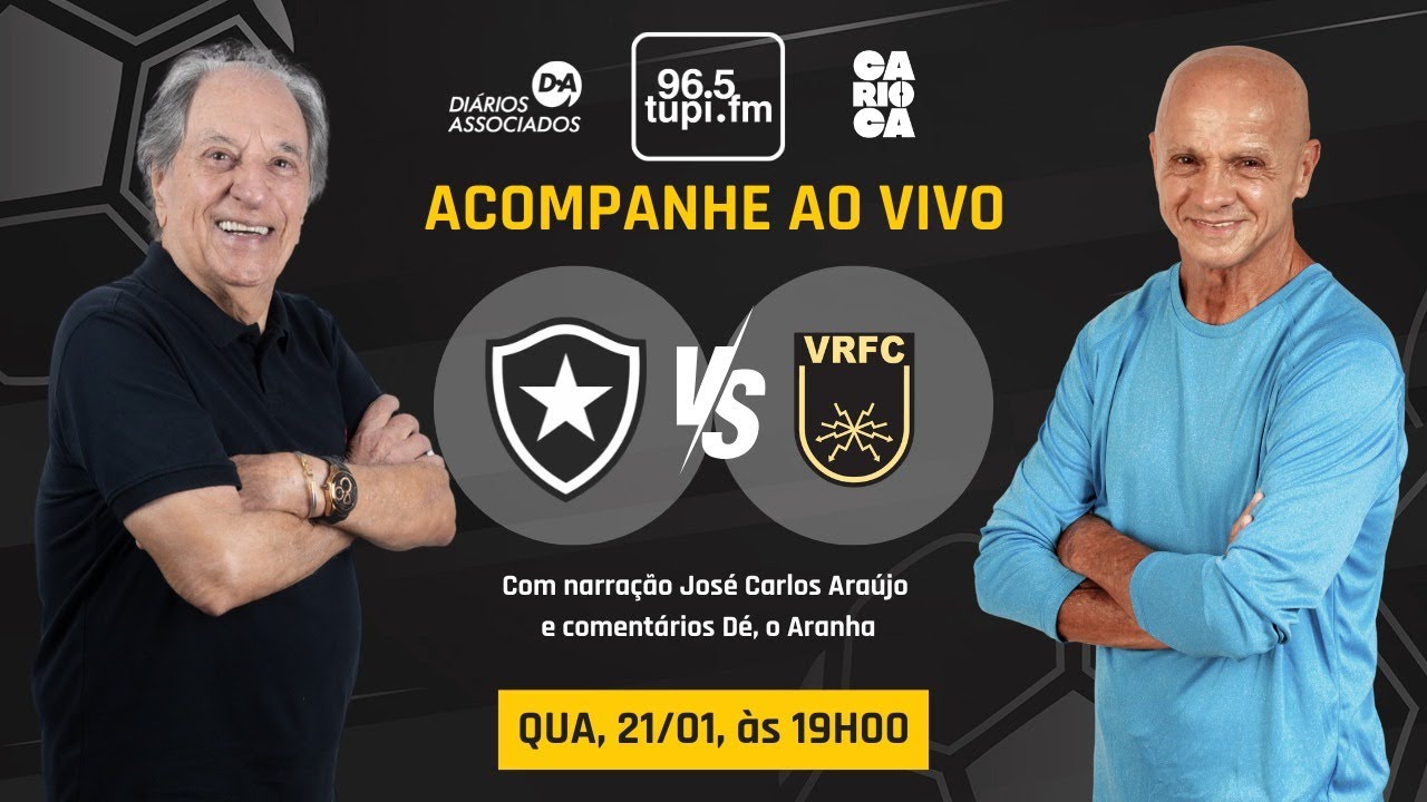 AO VIVO: BOTAFOGO 0X0 VOLTA REDONDA | CAMPEONATO CARIOCA | 3ª RODADA | TAÇA GUANABARA