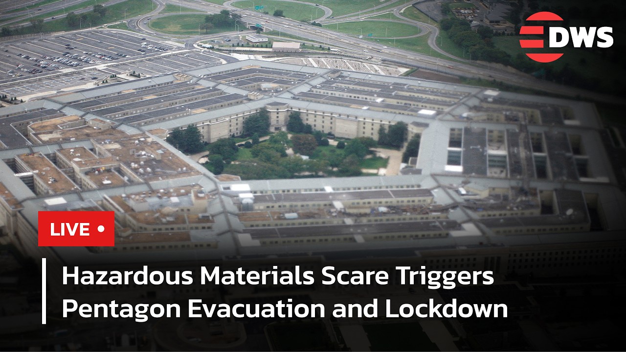 LIVE: Pentagon Evacuated Amid Hazardous Materials Incident in Arlington | DWS News | AH14