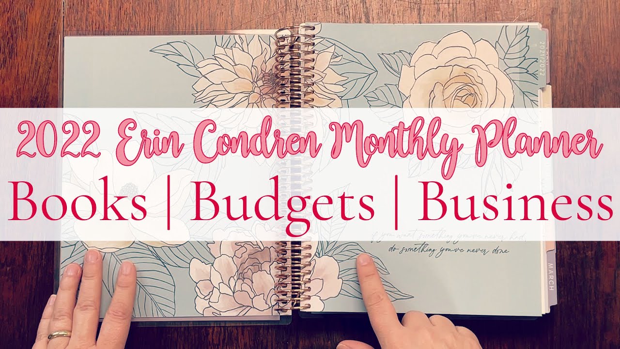 BOOKS + BUDGETS + BUSINESS | EC MONTHLY PLANNER || 2022 Planners