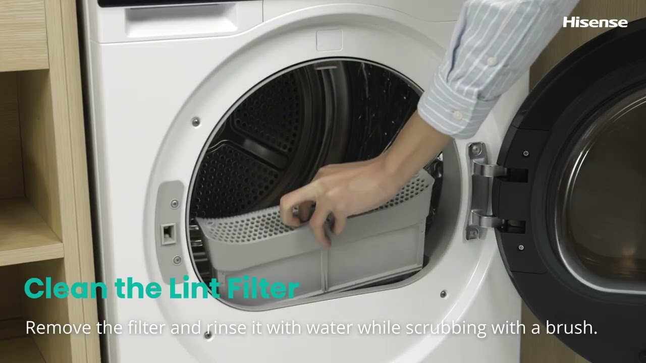 How to clean a Hisense tumble dryer