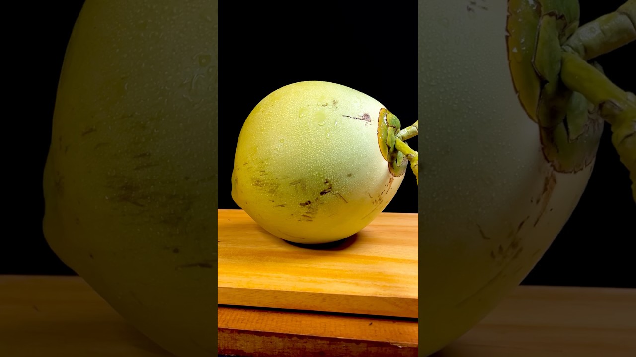 Perfect ASMR | Coconut Cutting Skills 