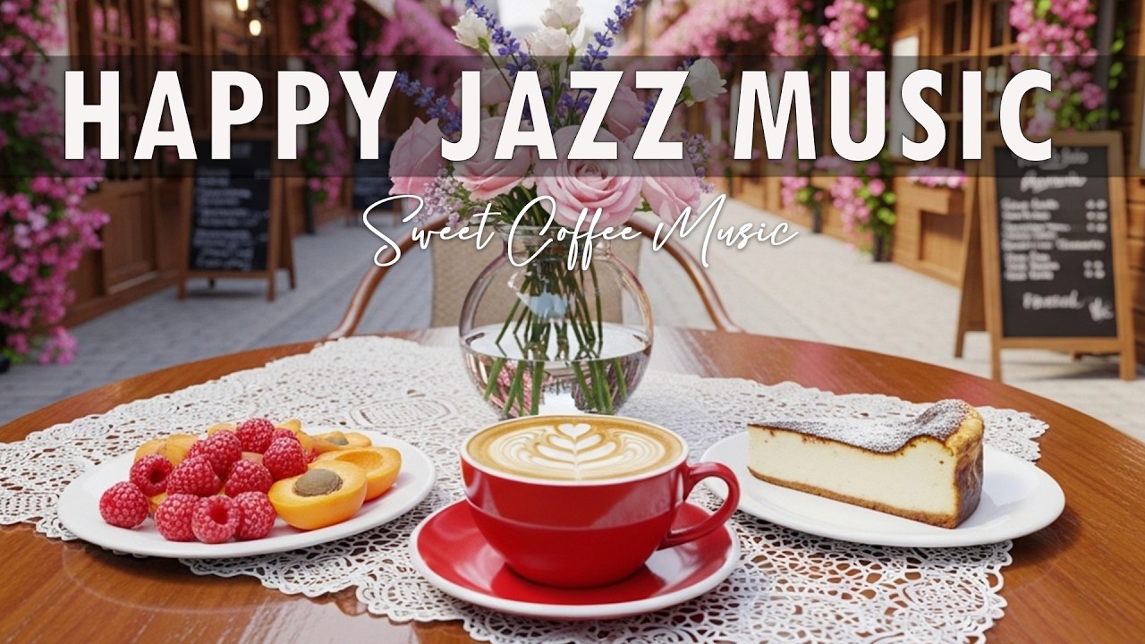 Happy Jazz Music☕ Coffee Shop Ambiance - Bossa Nova Instrumental & Jazz  Music for Morning Coffee.