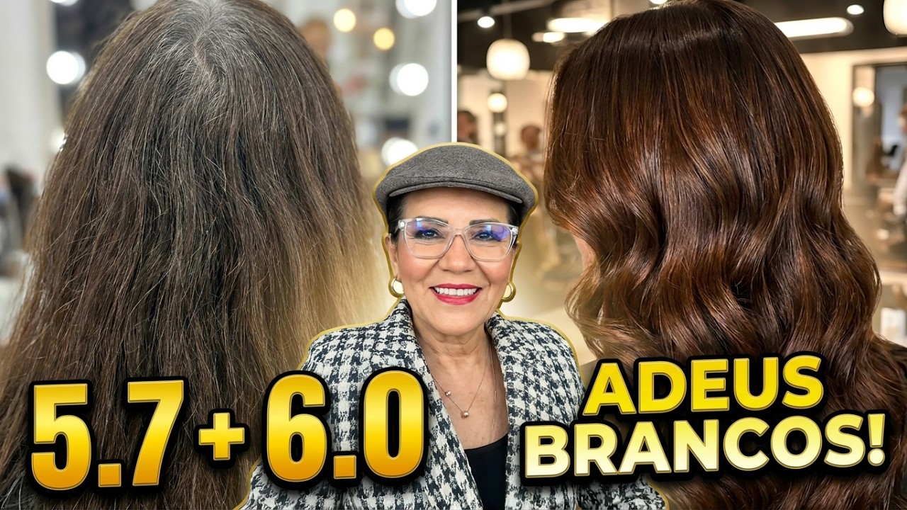 5.7 + 6.0 QUE COR FICA E COMO COBRIR CABELOS BRANCOS!?