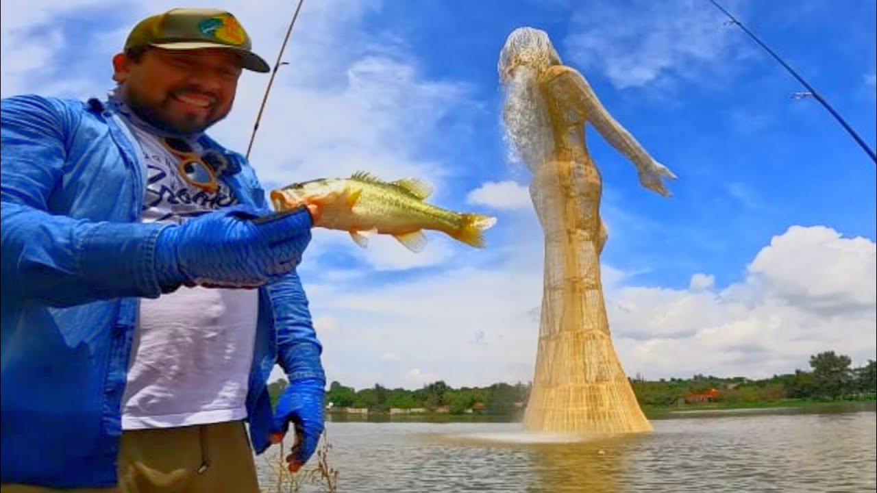Pescando Lobinas en Presa de TONALA / Usando las Nuevas Cucharillas de Calavera Jig