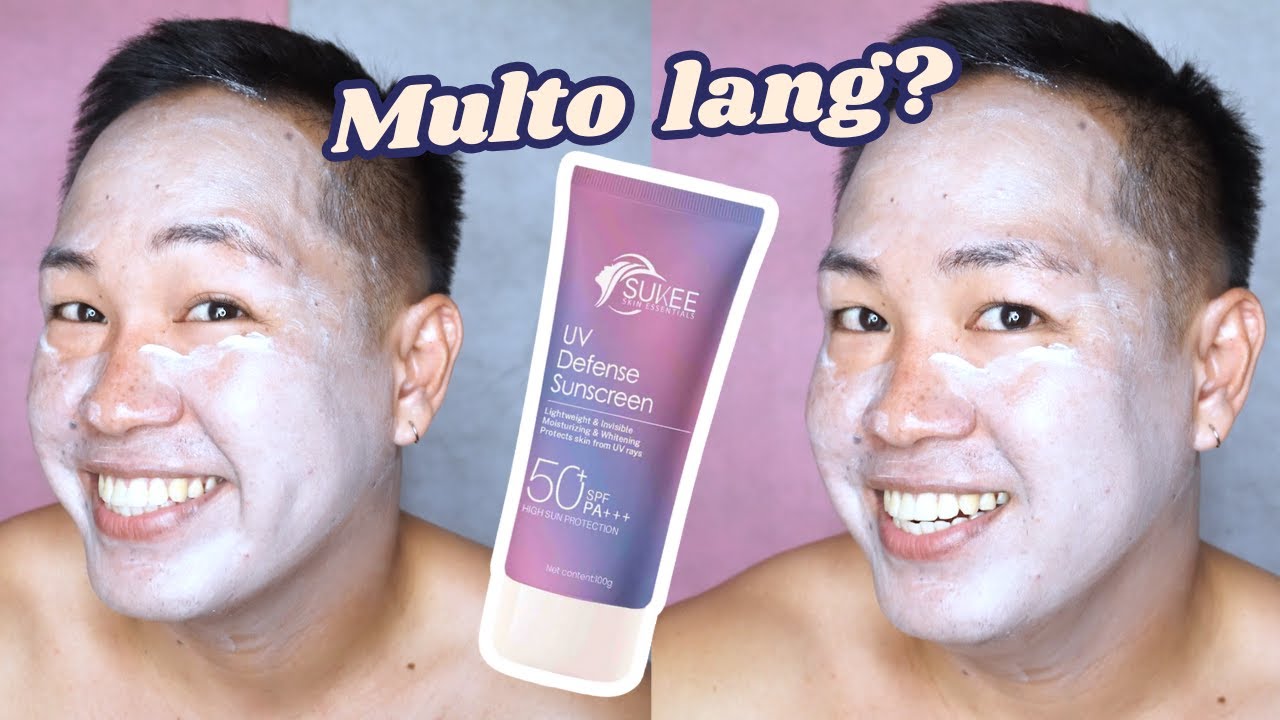 SUKEE SUNSCREEN SPF 50PA+++ HONEST REVIEW WITH SKIN TEST -  PARA KANG MULTO SA SUNSCREEN NA ITO!