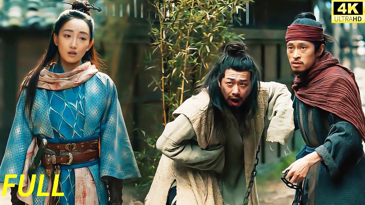 【2026爆燃武俠片】惡霸本欲抓走美女，怎料她僅用一個眼神就把惡霸嚇得跪地求饒！#drama #功夫 #武打