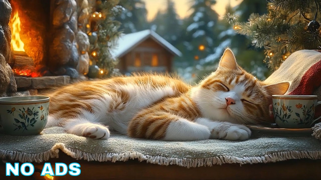 Cat Sleep Music 🌌 Relaxing Music For Cats - Cozy Background Harmony Supporting Cat Comfort
