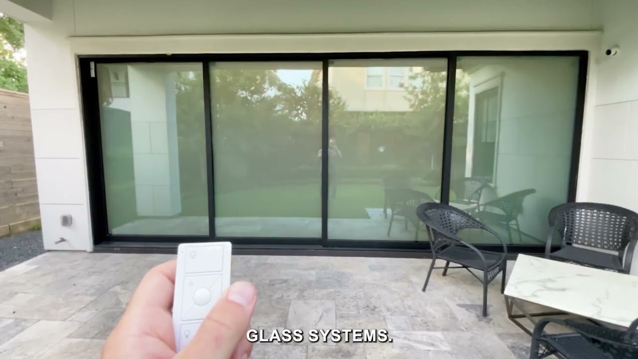 Privacy control with PriWatt smart glass