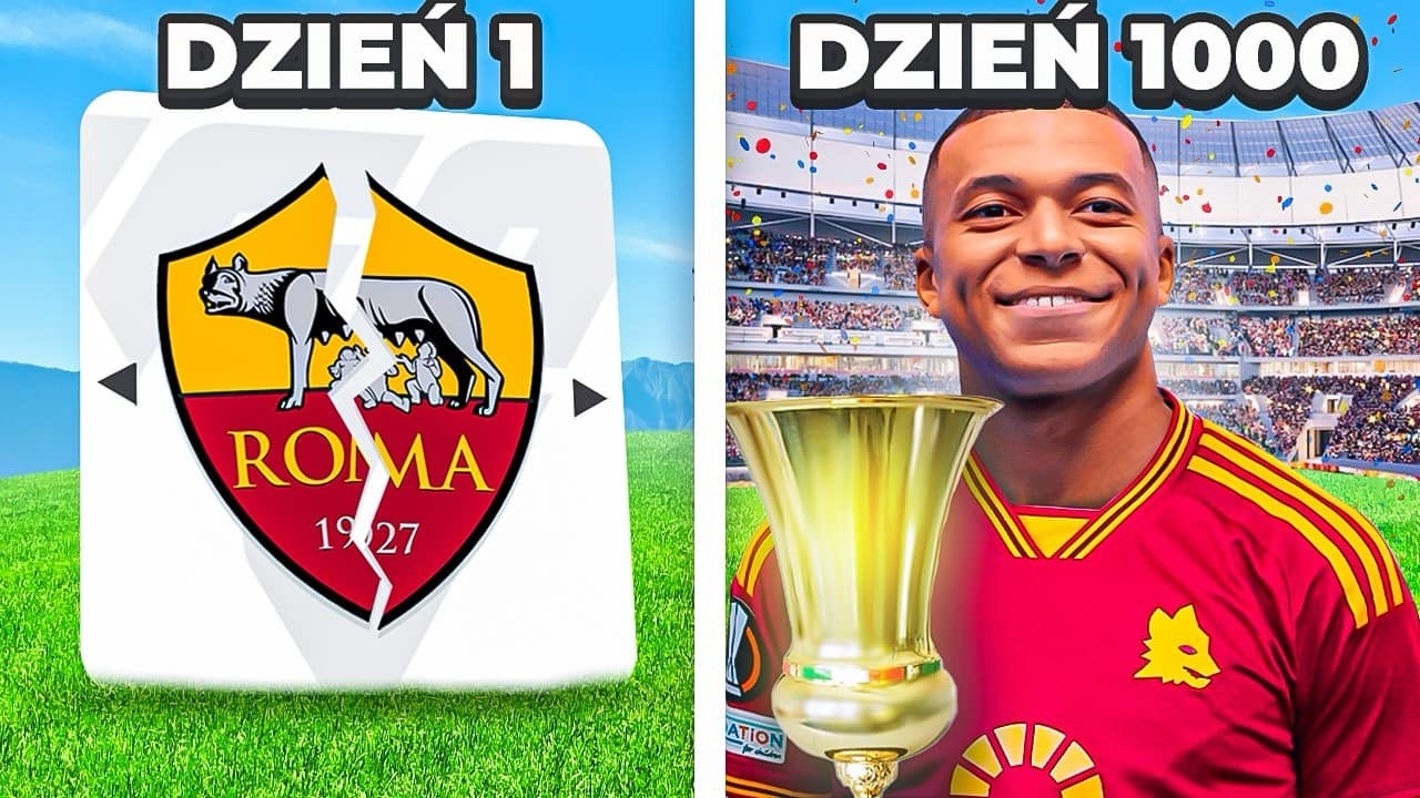 Przetrwałem 1000 DNI w AS ROMIE w FC25… 💀
