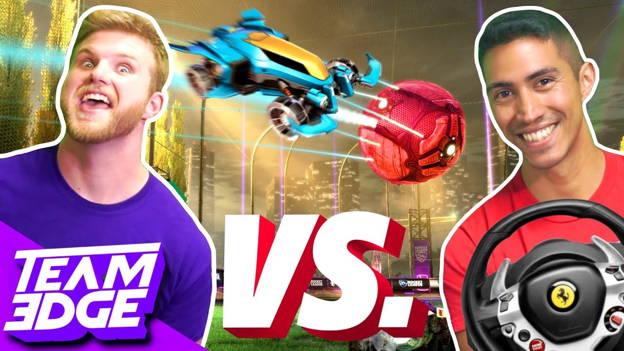 Rocket League Steering Wheel Challenge!