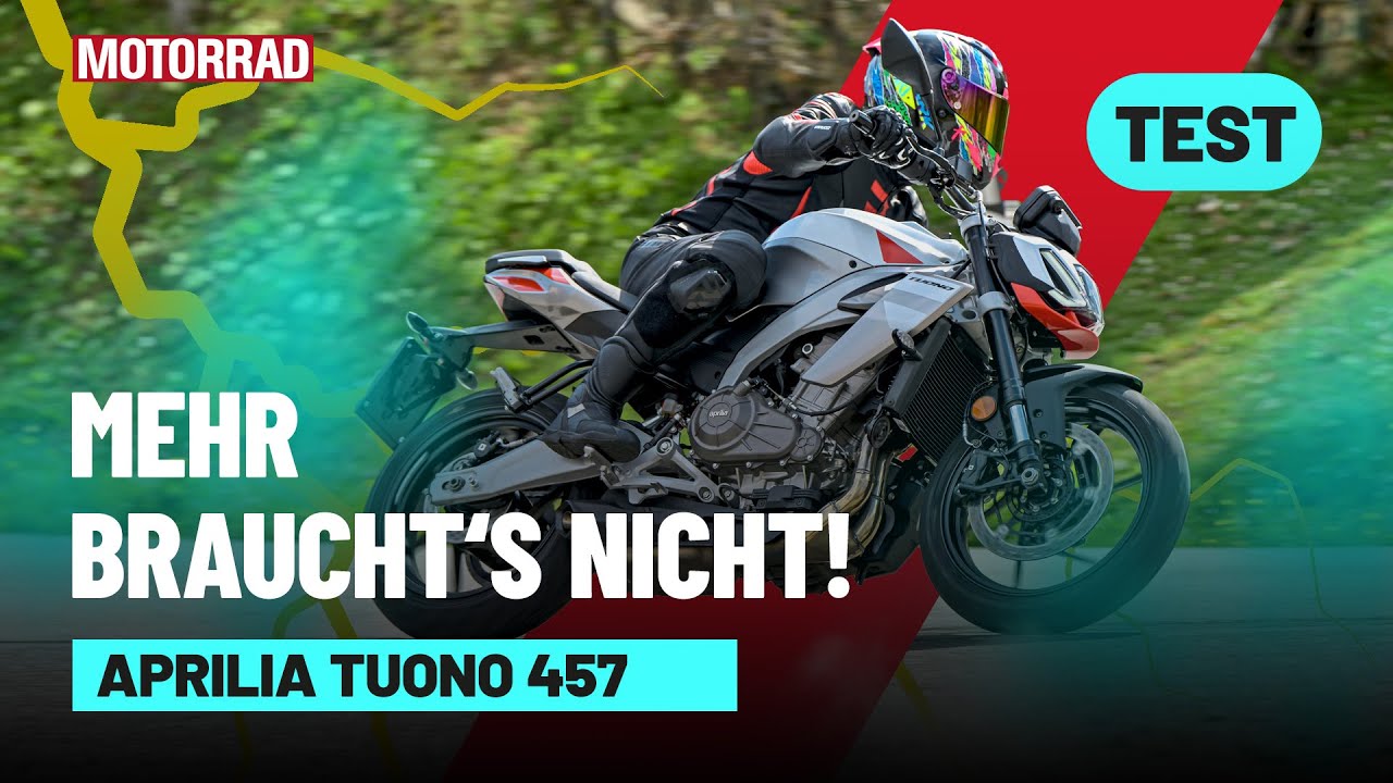 Aprilia Tuono 457: Das PERFEKTE A2 Naked Bike? | Test 48 PS | Mehr Motorrad braucht man nicht!