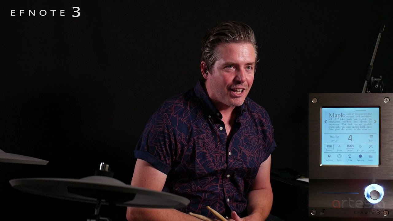 EFNOTE 3 Drums Showcase by Michael Bedard