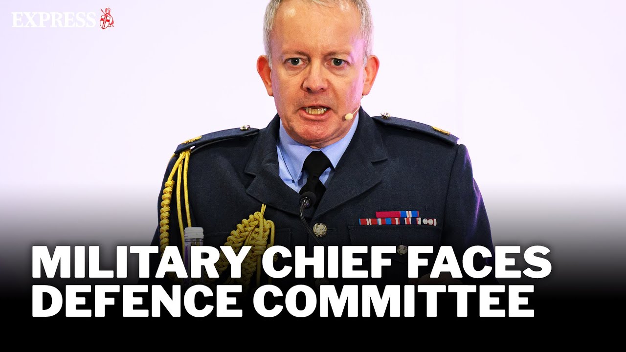 Britain's top military chief answers questions at defence committee