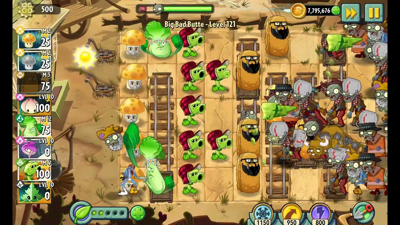 Plants Vs Zombies 2: Big Bad buttle nivel 121 #zombies #games #plantsvszombies #pvz #jump
