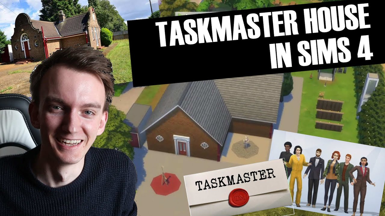 The TASKMASTER House in SIMS 4 + How I met Alex Horne