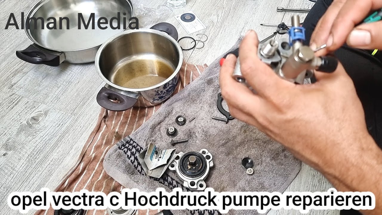 opel vectra Hochdruck pumpe reparieren, teil 1