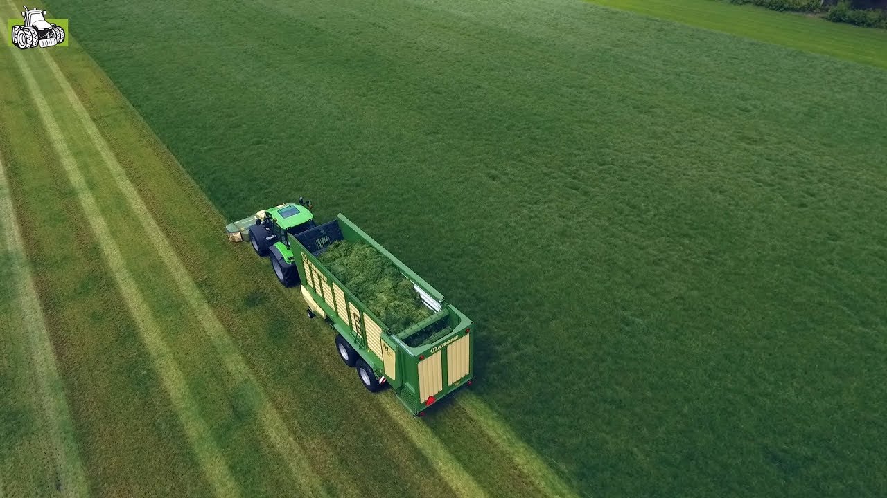 Stable Graze  Feeding Krone MX 370 GD