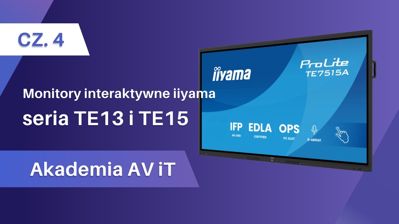 Monitory iiyama - seria 13 i 15 | Funkcje | Ustawienia ekranu | Najważniejsze aplikacje
