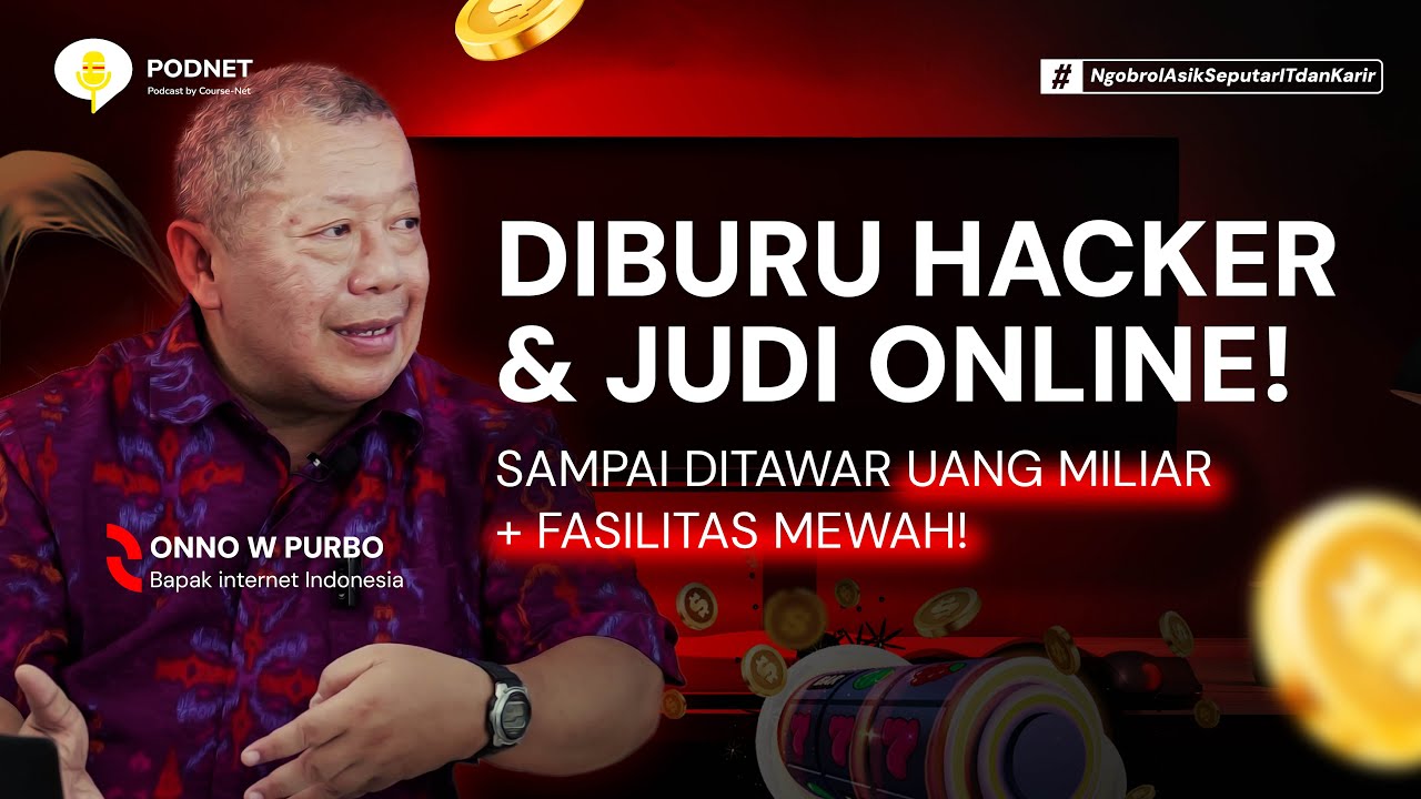 JUDI ONLINE BERANI TAWAR BAPAK INTERNET INDONESIA ?? RAHASIA KELAM PEMERINTAH & HACKER !!-Podnet #42