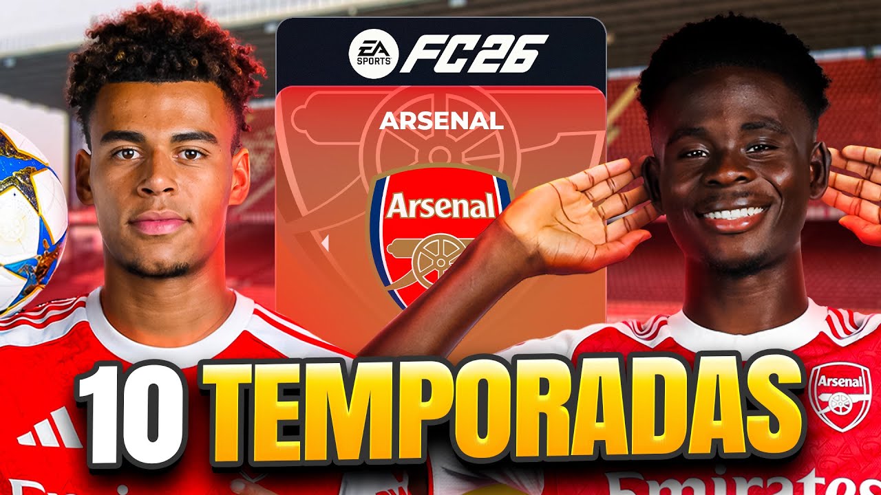 EU ASSUMI o ARSENAL por 10 TEMPORADAS!  🏴󠁧󠁢󠁥󠁮󠁧󠁿🔥