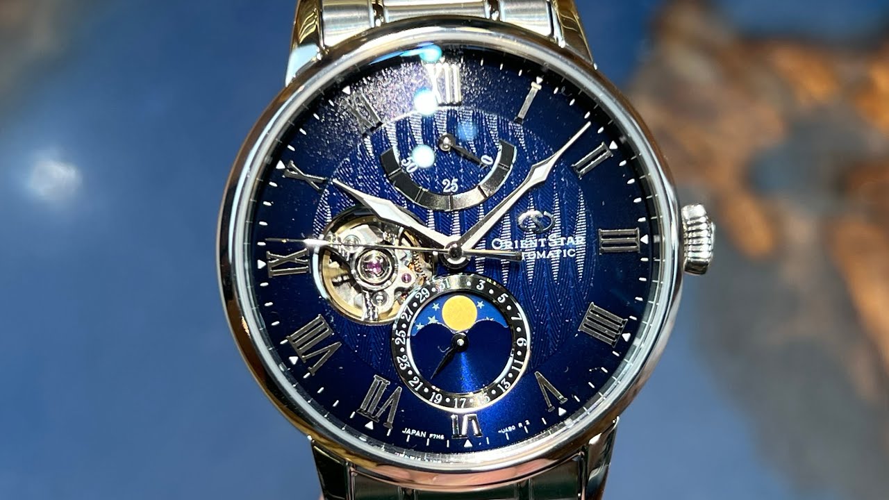 [ Mới về ] Orient Star Moonphase RK-AY0103L ( RE-AY0103L00B )