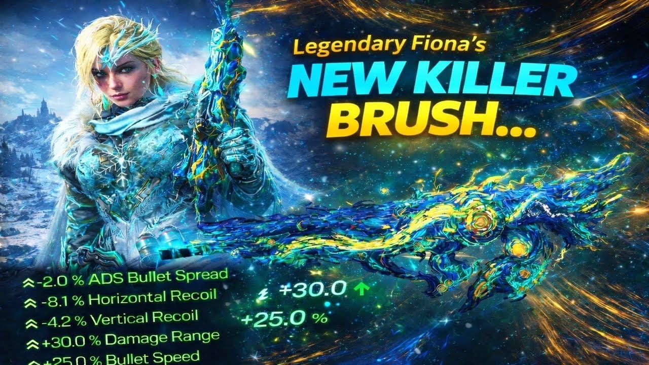 Legendary Fiona Finds A Strange Paint Brush And Its Not Ordinary But A Killer Brush In CODM