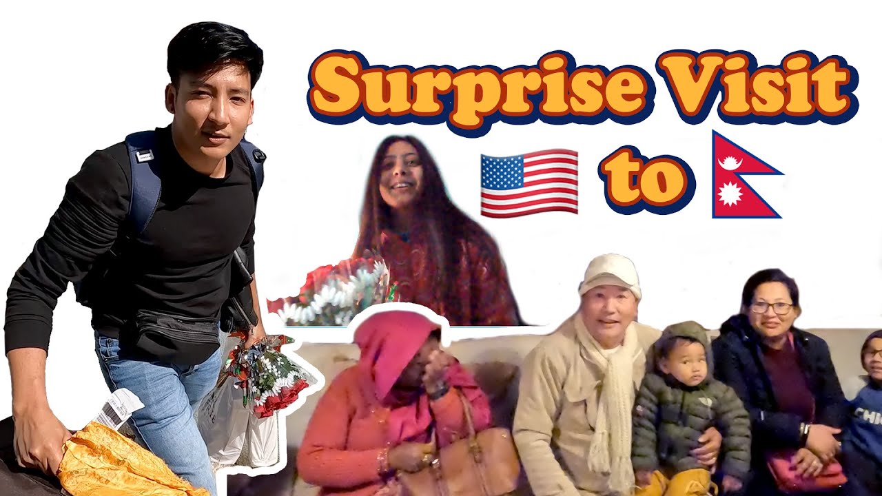 Surprising my wife and family | USA to Nepal | Travel Vlog