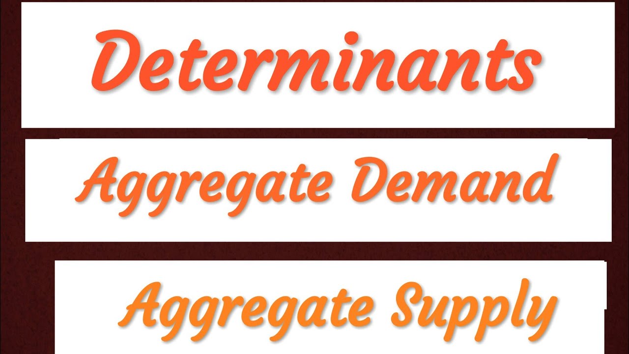 Aggregate Demand || Aggregate Supply