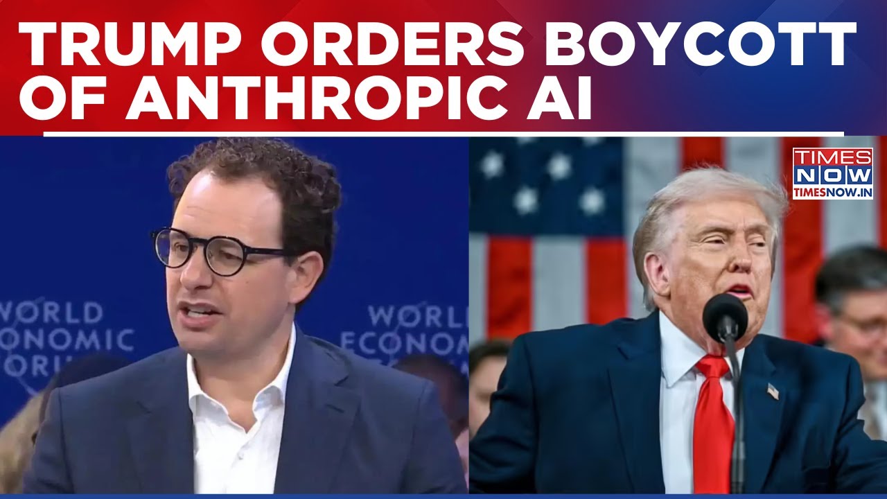 Trump-Anthropic Faceoff: US Govt Boycott Order Sparks Major AI Industry Showdown | Watch