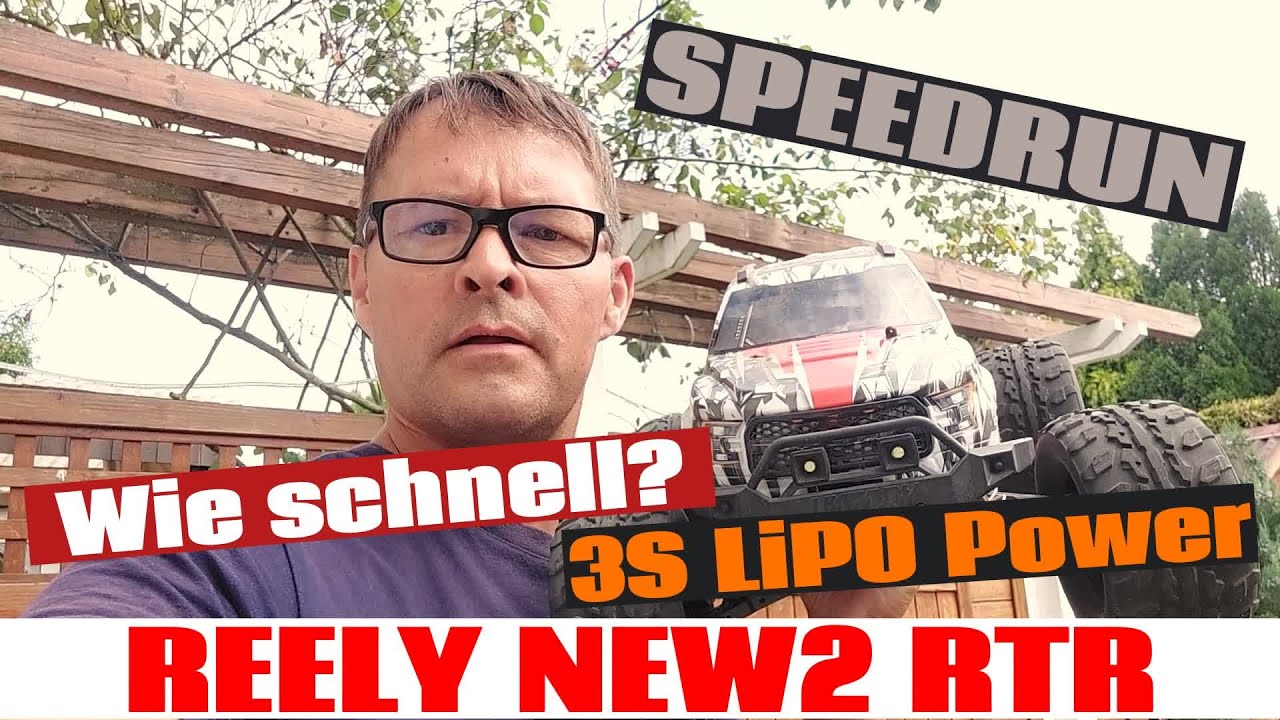 Noch schneller! Speedrun Reely New2 RTR 3S LiPo