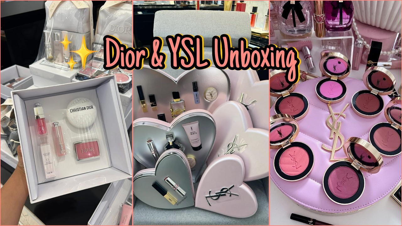 Luxurious Unboxing 💕 | Dior & YSL High-End Beauty Haul ✨