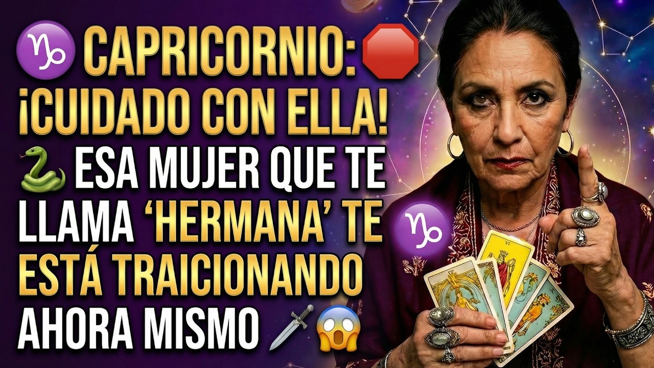 ♑CAPRICORNIO: ¡CUIDADO CON ELLA!🐍ESA MUJER QUE TE LLAMA 