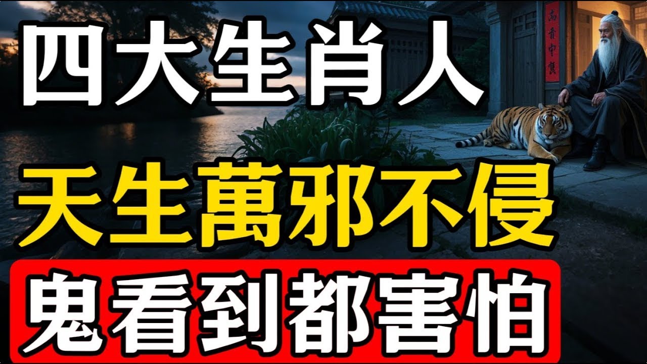 邪不侵的四個生肖，百鬼看到你都避讓！#修行思維 #修行 #福報 #禪 #道德經 #覺醒 #開悟 #禅修