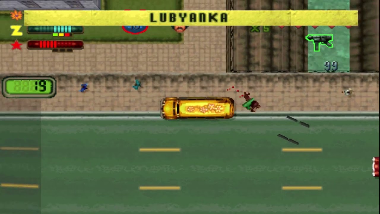 Grand Theft Auto 2 PS1 Mission #57 Gang War!