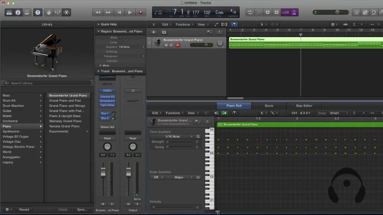 Curso de Logic Pro X - Capítulo 2 – Gravação MIDI
