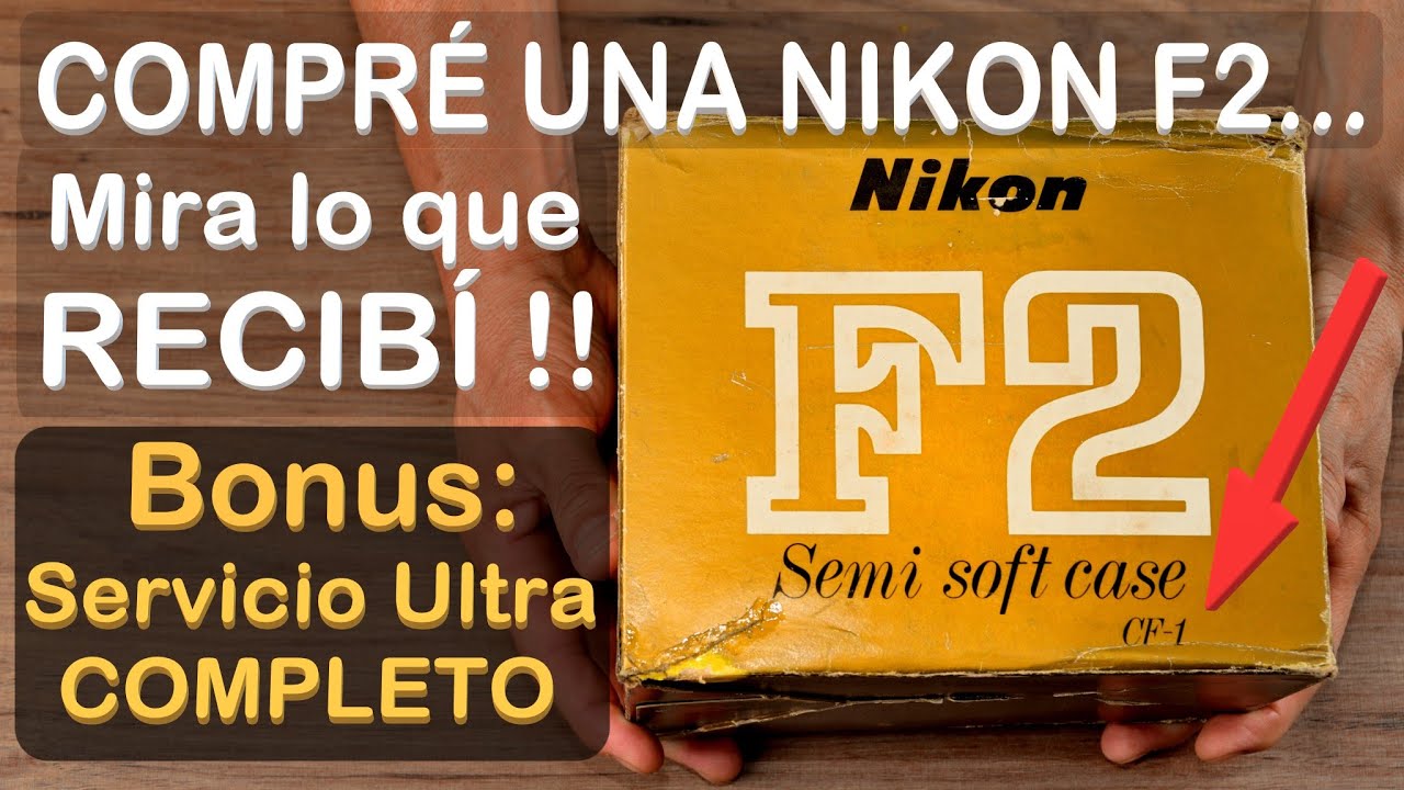 Compré una Cámara NIKON F2 usada. MIRA LO QUE RECIBÍ | Bonus: SERVICIO ULTRA COMPLETO y quedó nueva!