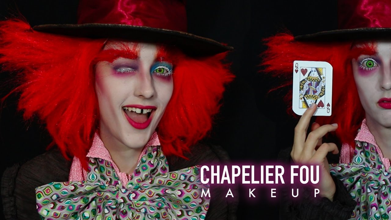 CHAPELIER FOU MAKEUP TUTORIAL HALLOWEEN - By Indy
