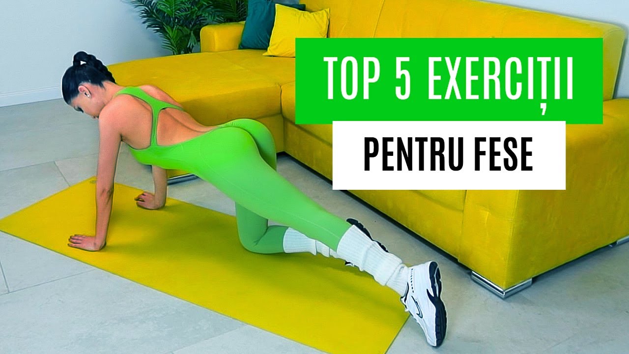 TOP 5 EXERCITII PENTRU FESE BOMBATE/ANTRENAMENT ACASA [HD]